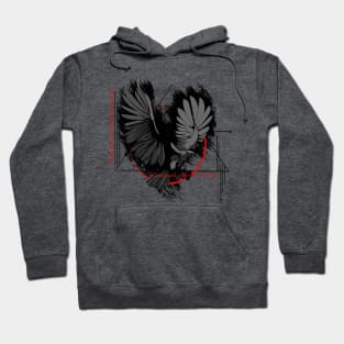 Raven Elegance Hoodie